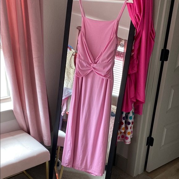 BCBGeneration Dresses & Skirts - Pink Sleeveless Midi Dress